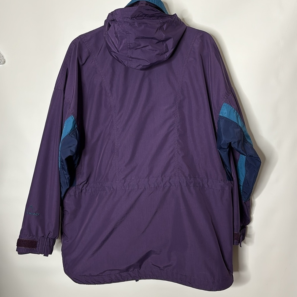 Vintage Head Purple and Blue ladies windbreaker, medium - Picture 2 of 7